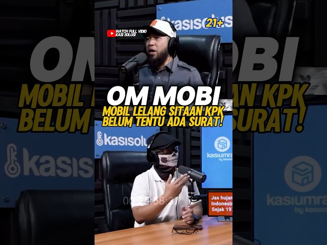 Om Mobi belum tentu mobil sitaan KPK ada surat‼️ #podcast #shortvideo #ommobi #mobil #lelang #kpk