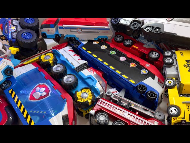 Paw Patrol Gaint Trucks Review | Mighty Movie | Rescue Wheels | Jungle Pups | Marshall ASMR