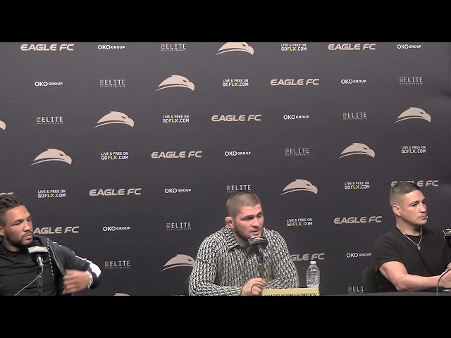 Khabib Nurmagomedov fires shot at UFC "If they don't treat their fighters good, Eagle FC is here