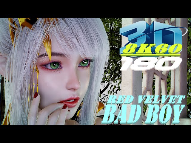 Red Velvet (레드벨벳) Bad Boy, Experience 8K 3D VR180, Dance, ダンス, KPOP, MMD, VaM, 3DVR, 8K