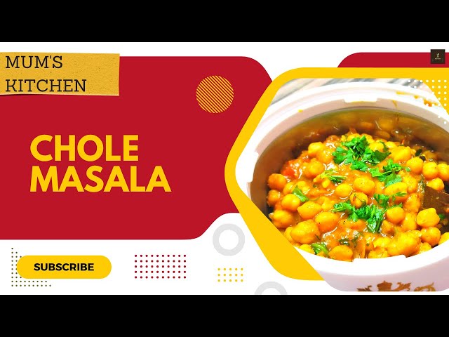 Chole Masala | Chana Masala | छोले मसाला | Chickpea Recipe | MUM'S KITCHEN