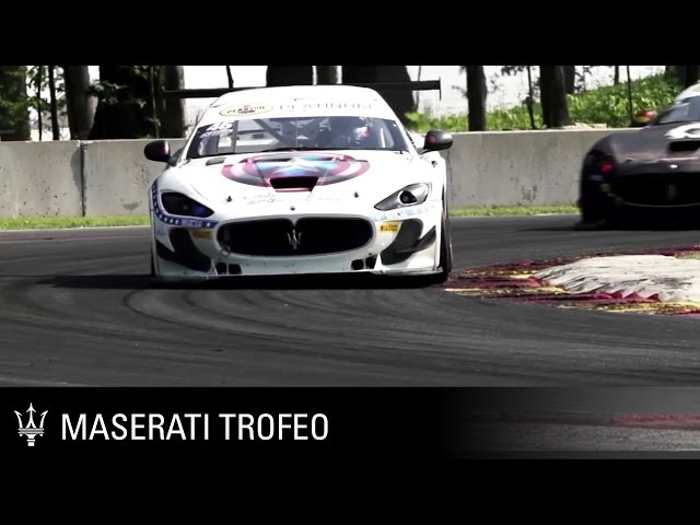 Maserati Trofeo 2015 at the Road America Circuit. Races