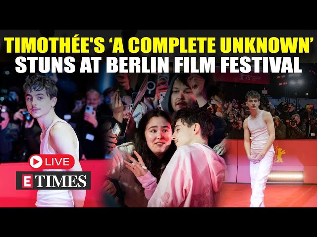 LIVE: Timothée Chalamet At Berlin Film Festival; Mystery, Style & 'A Complete Unknown' Unveiled