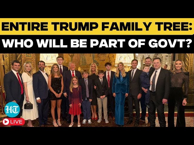 LIVE| Trump Family Tree Explained: Who Will Replace Ivanka In 2nd Term?| US| Inauguration| Elon Musk