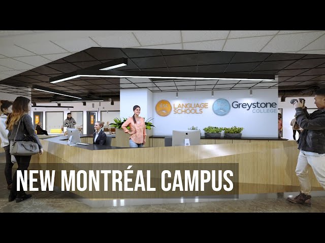 Get a sneak peak of the new ILSC and Collège Greystone Montréal campus!