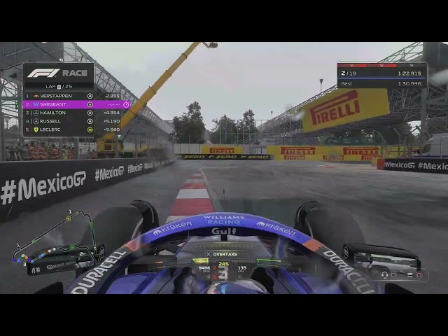 F1 23 Let's Make Logan Sargeant World Champion | Round 20 | Mexico | PS5