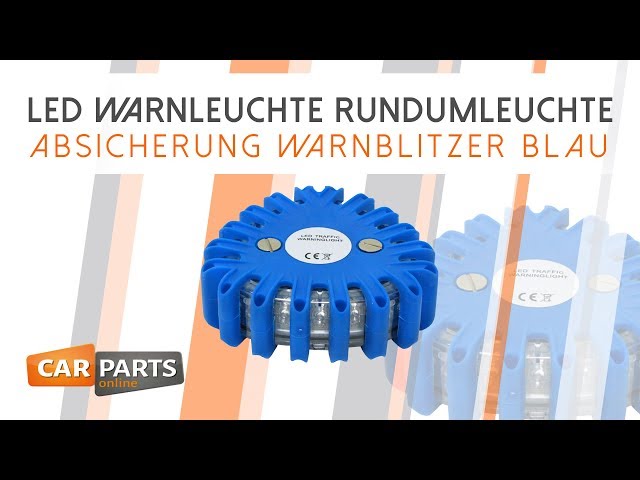 ✖️LED Warnleuchte Rundumleuchte✖️Absicherung✖️Blau✖️Artikel Nr.: 21222✖️