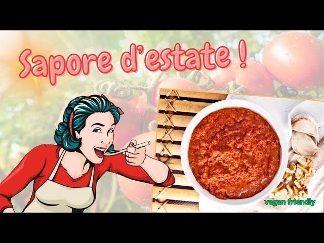 PESTO ROSSO VEGANO - UNA SALSA MERAVIGLIOSA