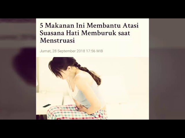 makanan yang harus dikonsumsi saat menstruasi