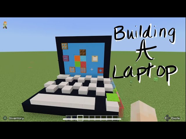 I Built A Giant Laptop Minecraft