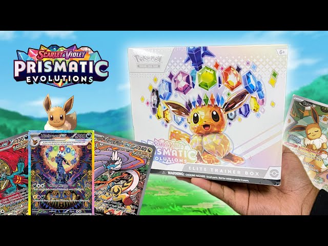 New Pokemon Cards! Prismatic Evolutions Elite Trainer Box!