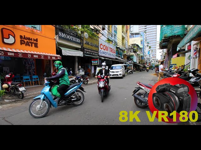 SAIGON VIETNAM scenes of the inner city on an average day 8K 4K VR180 3D (Travel Videos ASMR Music)