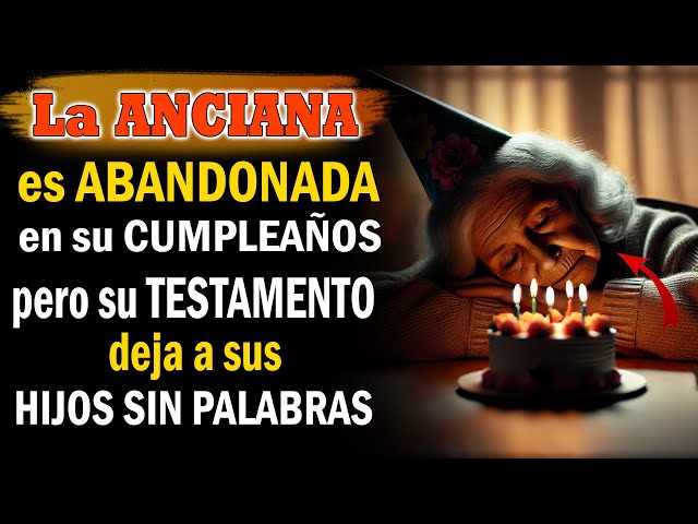 La ANCIANA es ABANDONADA en su CUMPLEAÑOS, pero su TESTAMENTO deja a sus HIJOS SIN PALABRAS