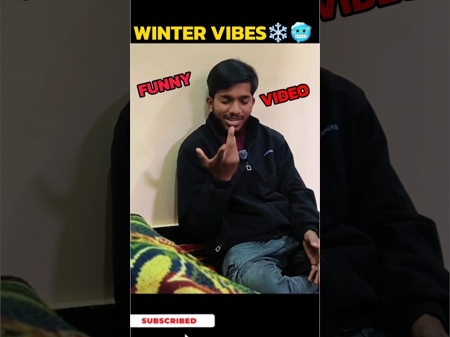 WINTER VIBES 🥶 FUNNY VIDEO #zigzagvlogs #funnyvideos #trending #ytshorts  #comedy #viralvideo