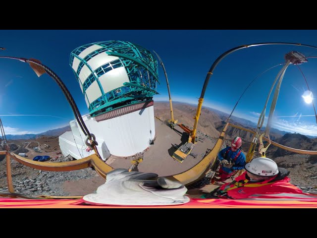 360-degree video showing a walk through Rubin Observatory (3 minutes)