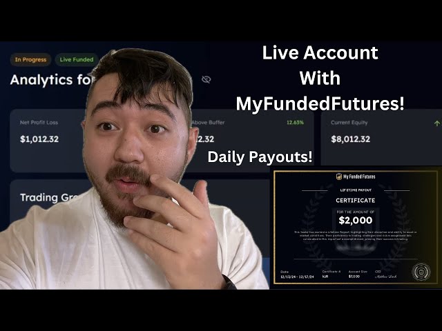 Im Getting Moved To A MyFundedFutures Live Funded Account! Payout Withdrawal Process- Daily Payouts!