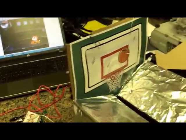 DIY Basketball game with Makey Makey + Scratch