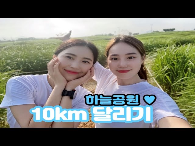 🌾하늘공원에서 10KM 달리기🌾 (혜미코치/전지훈련/새벽운동)