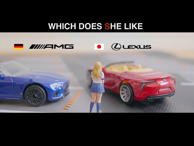 🇯🇵Lexus LC500 convertible vs 🇩🇪AMG SL63 comparison | Matchbox