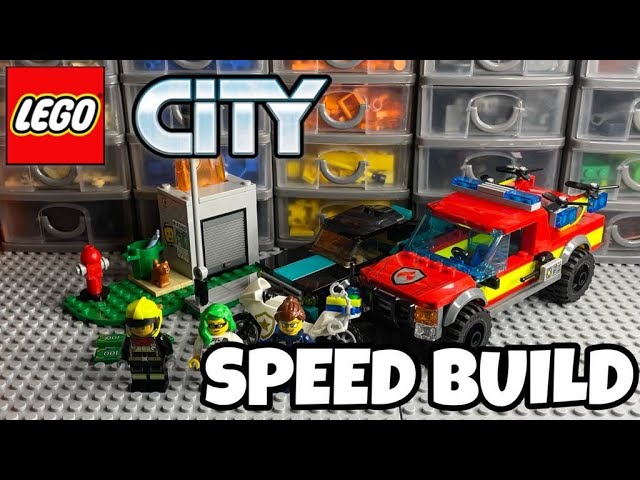 Build with me Lego City Fire Rescue & Police Chase!