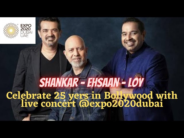 #expo2020dubai SHANKAR MAHADEVAN | EHSAAN-LOY | LIVE | @jubilee park | #shankarmahadevan