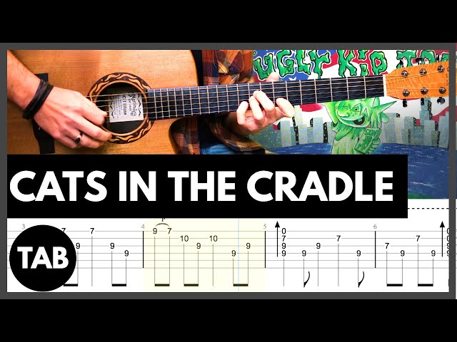 CATS IN THE CRADLE - Ugly Kid Joe Guitar TAB | Lesson | Cover | Tutorial