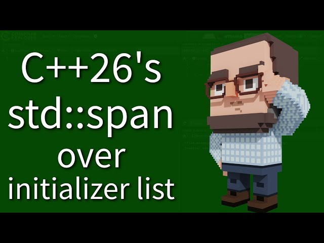 C++ Weekly Ep 465 - C++26's std::span Over initializer_list