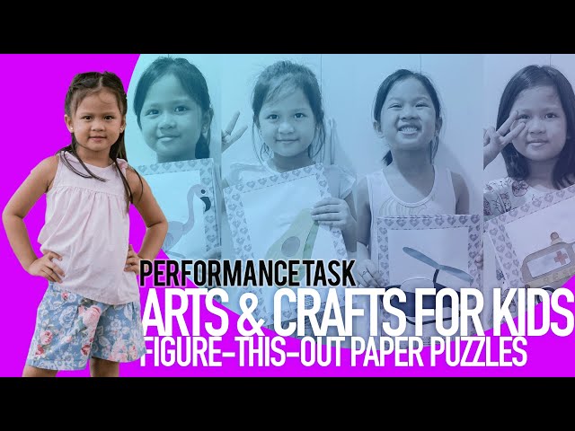 15 ARTS AND CRAFTS IDEAS FOR KIDS | Figure-this-Out Paper Puzzles | Fun Art Activity | Gianna