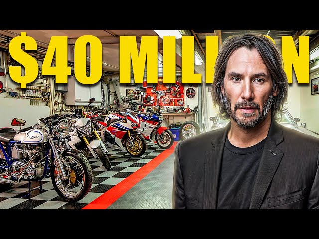 Inside Keanu Reeves' IMPRESSIVE Motorbike Collection!