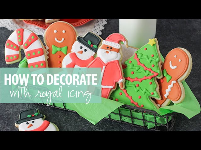 How to decorate sugar cookies with royal icing