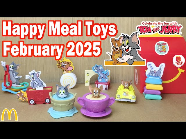 McDo February 2025 Happy Meal Tom and Jerry Unboxing