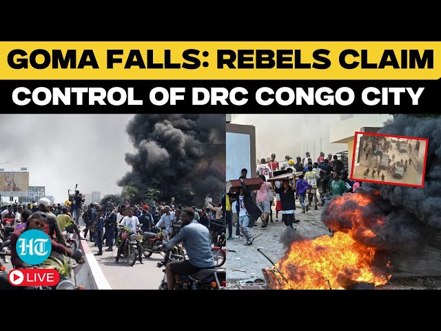 Goma News LIVE | Rwanda-Backed M23 Rebels Claim Control Of North Kivu Capital | DRC Congo | Goma War