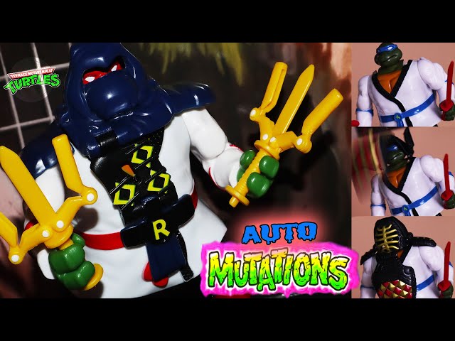 NEW TMNT AutoMutations Night Ninja Leo & Raph Review | 2024 Playmates Re-issue