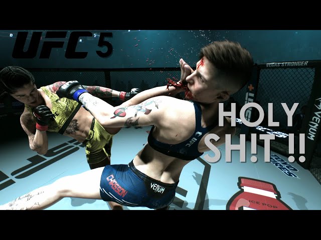 This Women's MMA Fight is Brutal... [UFC 5] #ufc5