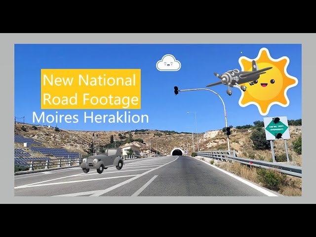 Roadtrip from #KaliLimenes to #Heraklion. New national road Included.