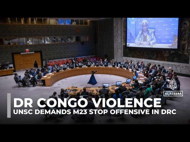 UN chief calls for Rwandan forces to leave DRC as rebels press offensive