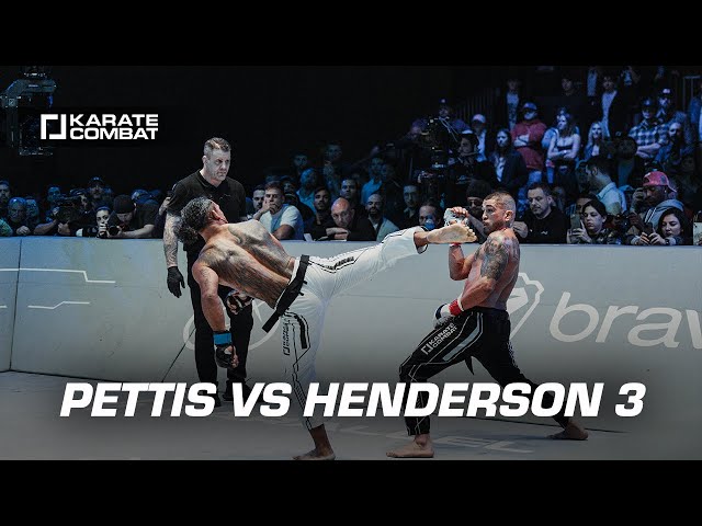 ANTHONY PETTIS vs BENSON HENDERSON 3 | *Full Fight* | Karate Combat 43