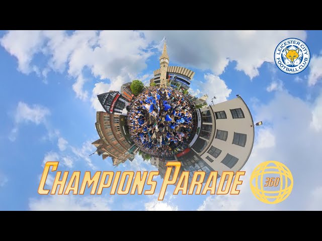 🚌 COMPLETE 360 PANORAMIC PARADE - Leicester’s City Celebrations #insta360 #visionpro #lcfc #foxes