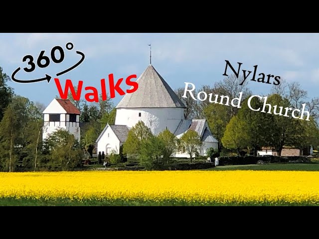 360 video walking tours I Nylars Round Church I Bornholm Denmark