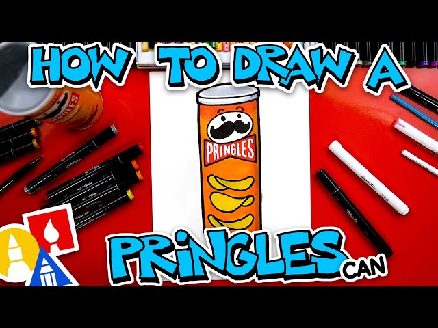 How To Draw A Pringles Can