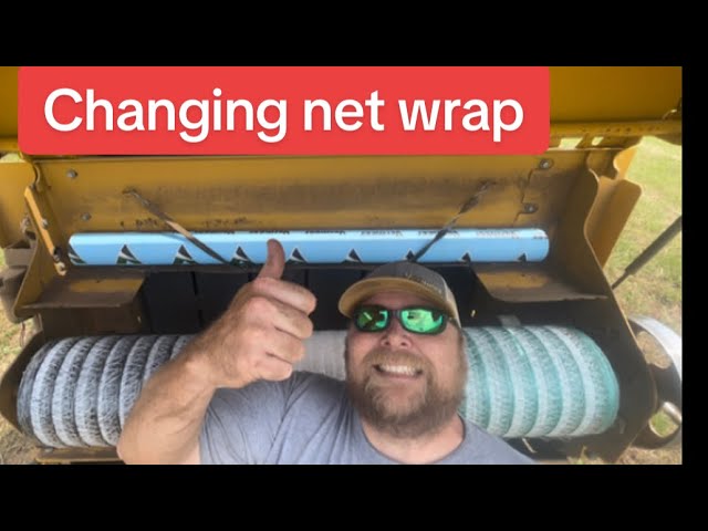 How to change net wrap on a Vermeer 504R