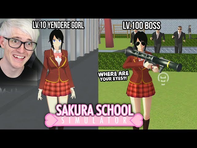 BECOMING A LEVEL 100 YANDERE MAFIA BOSS | Sakura School Simulator