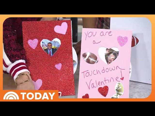 DIY family crafts for Super Bowl Sunday and Valentine’s Day