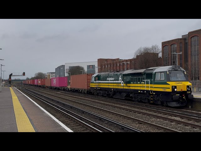 Few hours at Eastleigh featuring 70008,47805 February 7th 2025