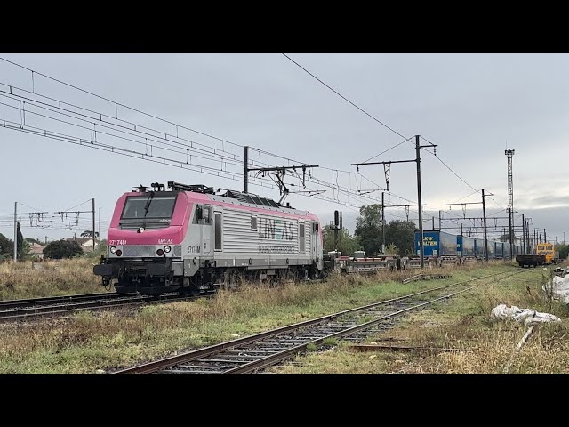 BB 27174M Lineas sur le train 52014 Perpignan Beau Marais au sud de valence