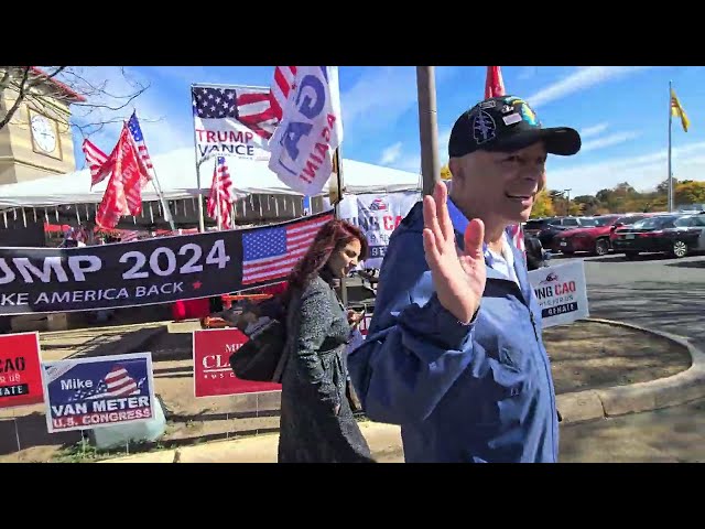 TRUMP MAGA RALLY 2024♥️🇺🇸🤍🇺🇸💙Eden Center, VA USA 🇺🇸 AMERICA♥️