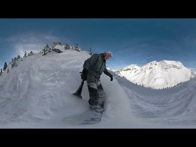 AVORIAZ freeSILENCIO SnB ride GoPro Fusion 360° By: Jakub