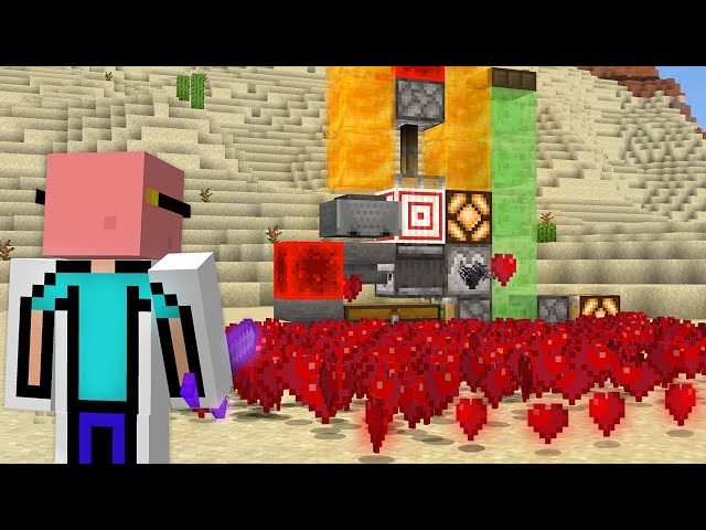 I Made an Infinite HEARTS Machine in this Lifesteal SMP