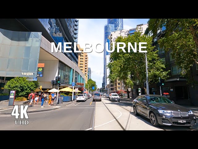 Melbourne Australia - Driving in late summer - 4K UHD