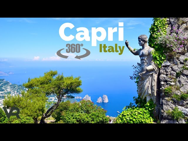 Capri, Italy 🇮🇹 - 360° Virtual Reality VR 4K Walking Tour - September 2022